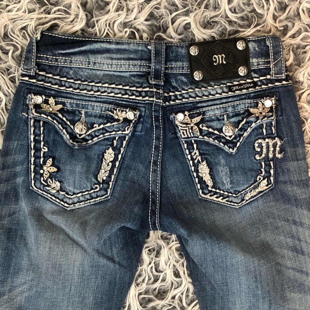 🌿Size 23 Miss Me Bling Jeans